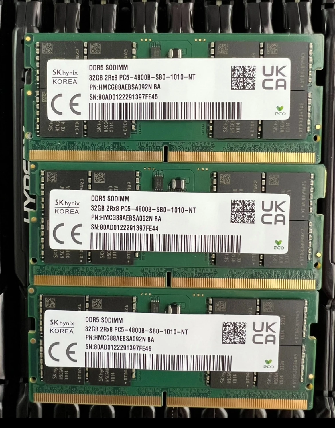 DDR5 SODIMM Ʈ ޸, 32GB, 4800MHz, 2RX8 PC5-4800B-SB0-1010-NT, 1 
